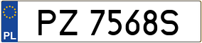 Truck License Plate